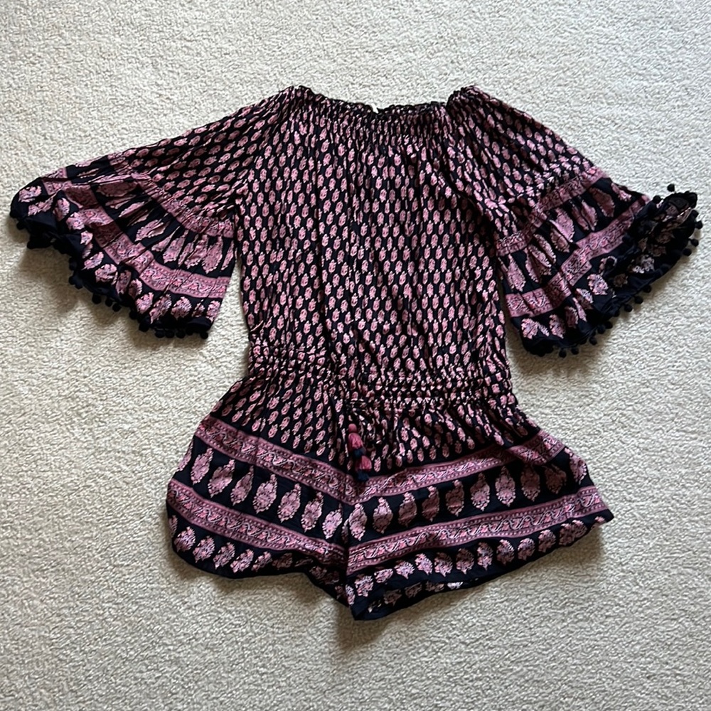 Raga Romper pink and black